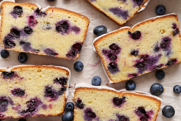 Blueberry Pound Cake